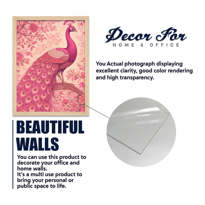 Elegant Feminine Ethnic Wall Frame Set of Four