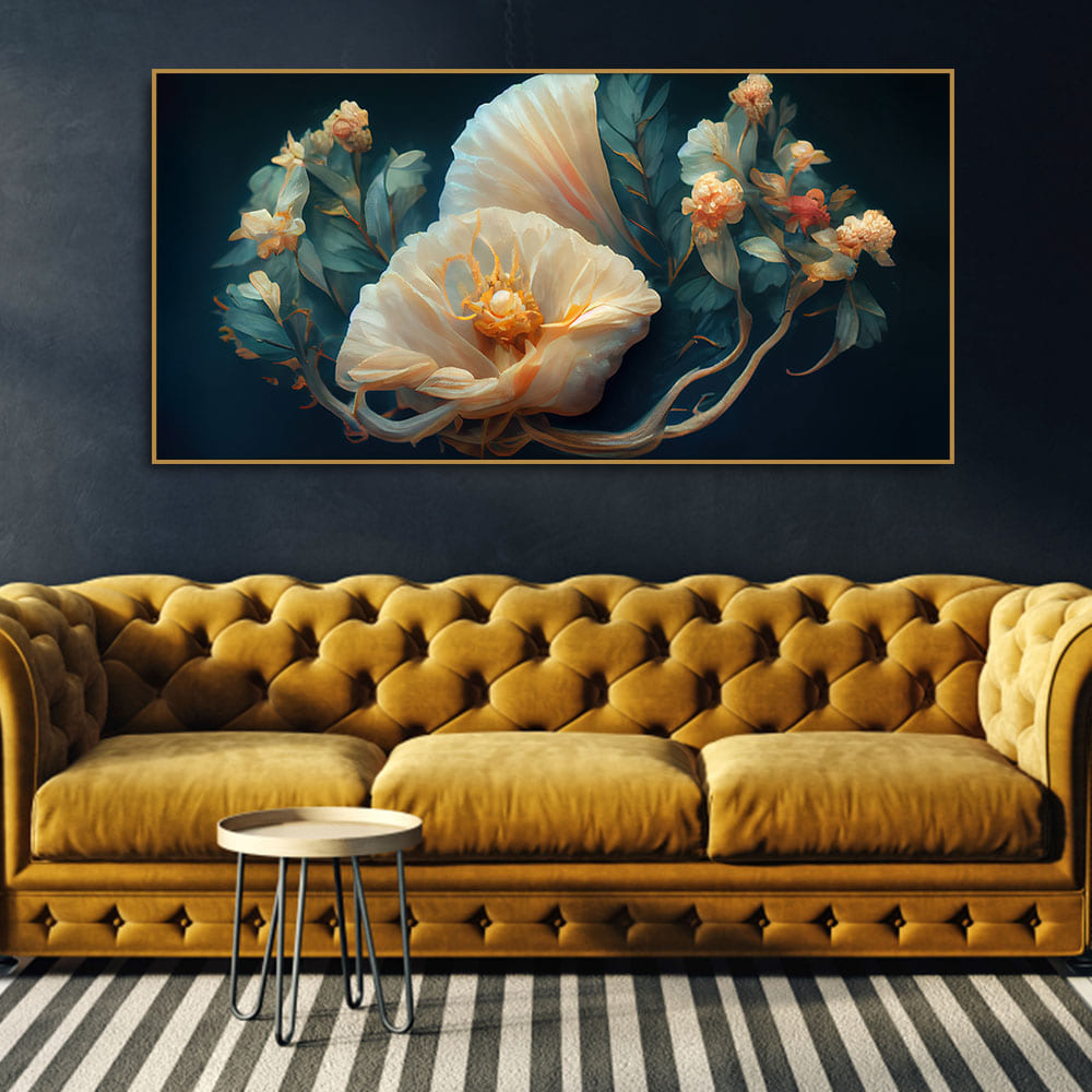 flower canvas painting