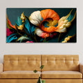 flower canvas wall art for living room