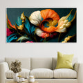 flower canvas art for wall