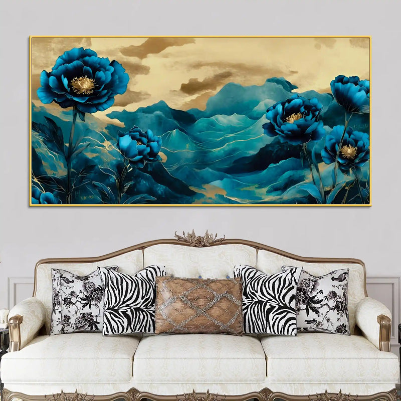 elegant-floral-wall-decor-canvas-wall-painting