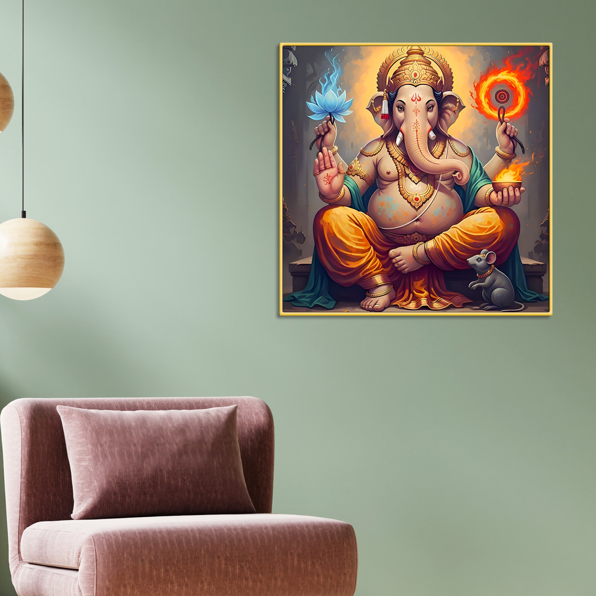 elegant-ganesh-ji-painting-for-home-office-decor