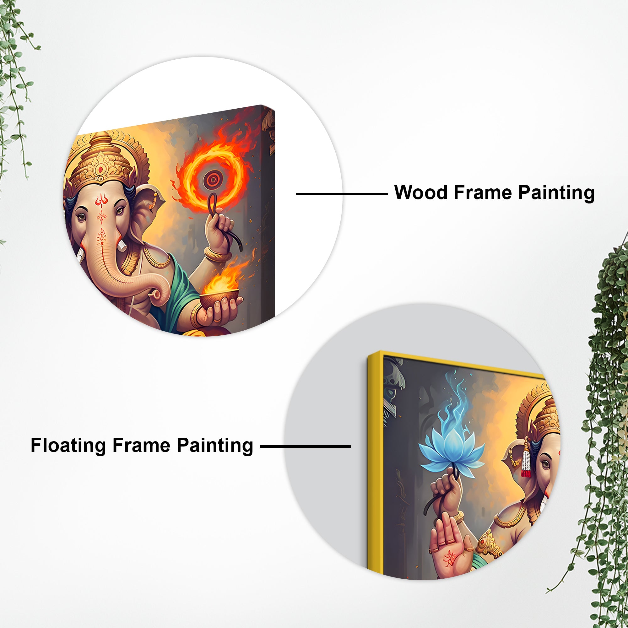 Elegant Ganesh Ji Painting for Home & Office Décor