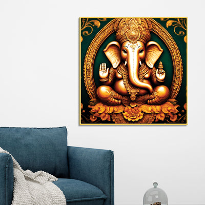 elegant-ganpati-bappa-ji-canvas-painting