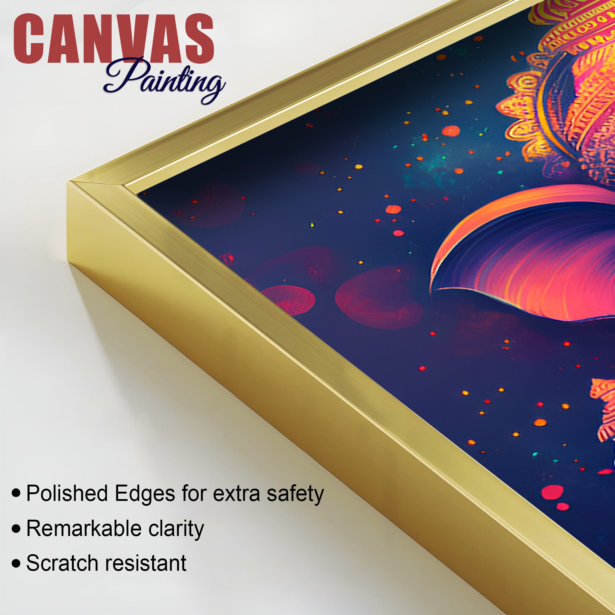 Elegant Ganpati Bappa Wall Painting