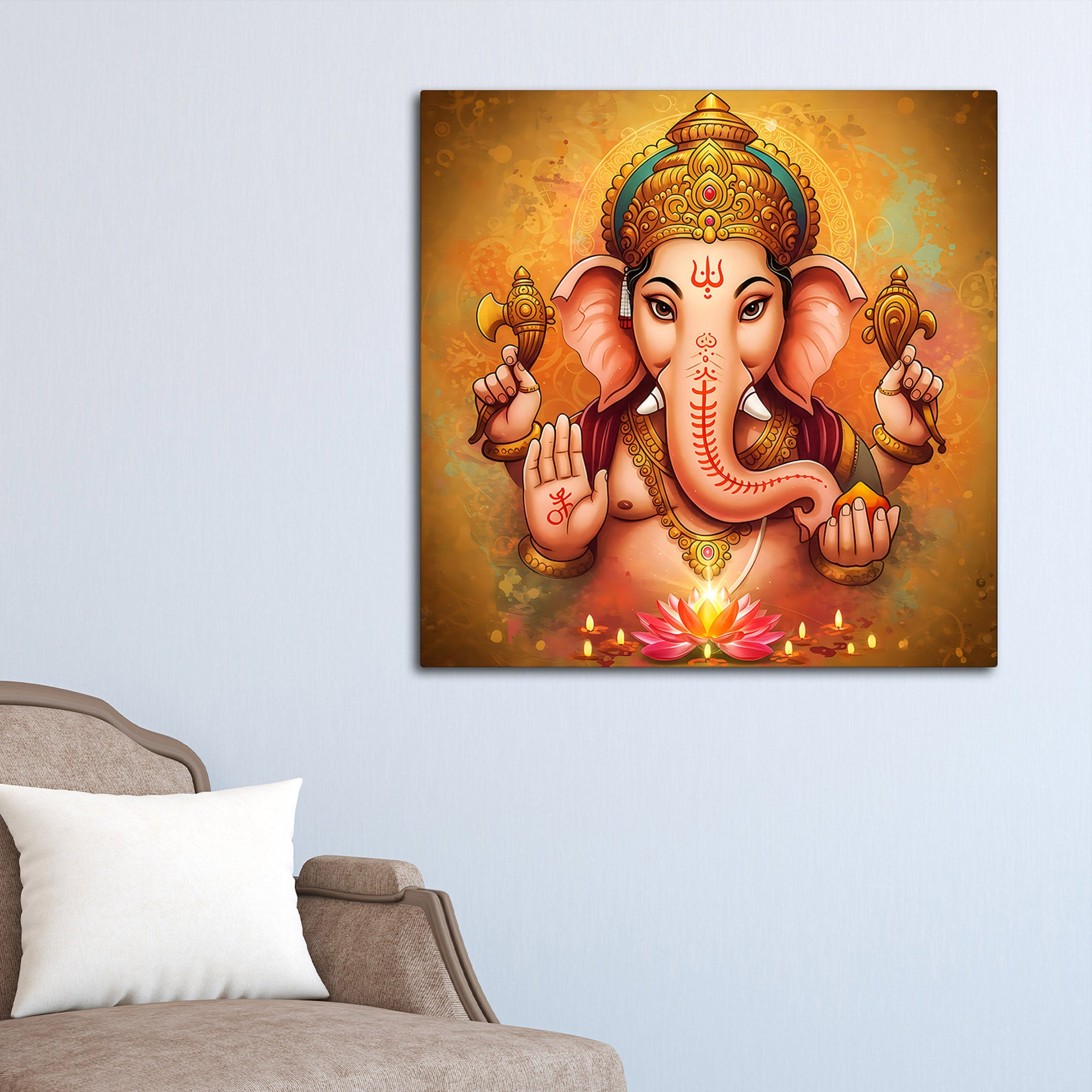 Elegant Ganpati Wall Painting for Home & Office