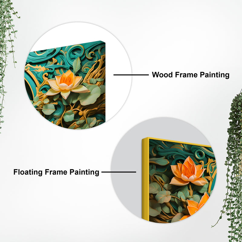 Elegant Gautam Buddha Wall Décor Painting for Modern Living Room Décor