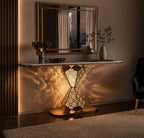 elegant-gold-led-console-table-with-smooth-white-marble-top