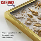 Elegant Golden Birds 3D Canvas Wall Painting