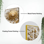 Elegant Golden Birds 3D Canvas Wall Painting