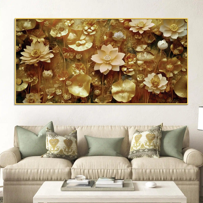 elegant-golden-floral-canvas-wall-art-luxury-painting