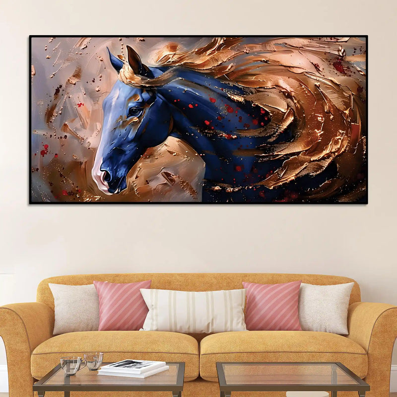 elegant-horse-canvas-painting-for-home-decor