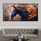 Elegant Horse Canvas Painting for Home Decor