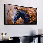 Elegant Horse Canvas Painting for Home Decor