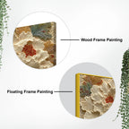 Elegant Ivory Peony Blossom 3D Canvas Wall Painting