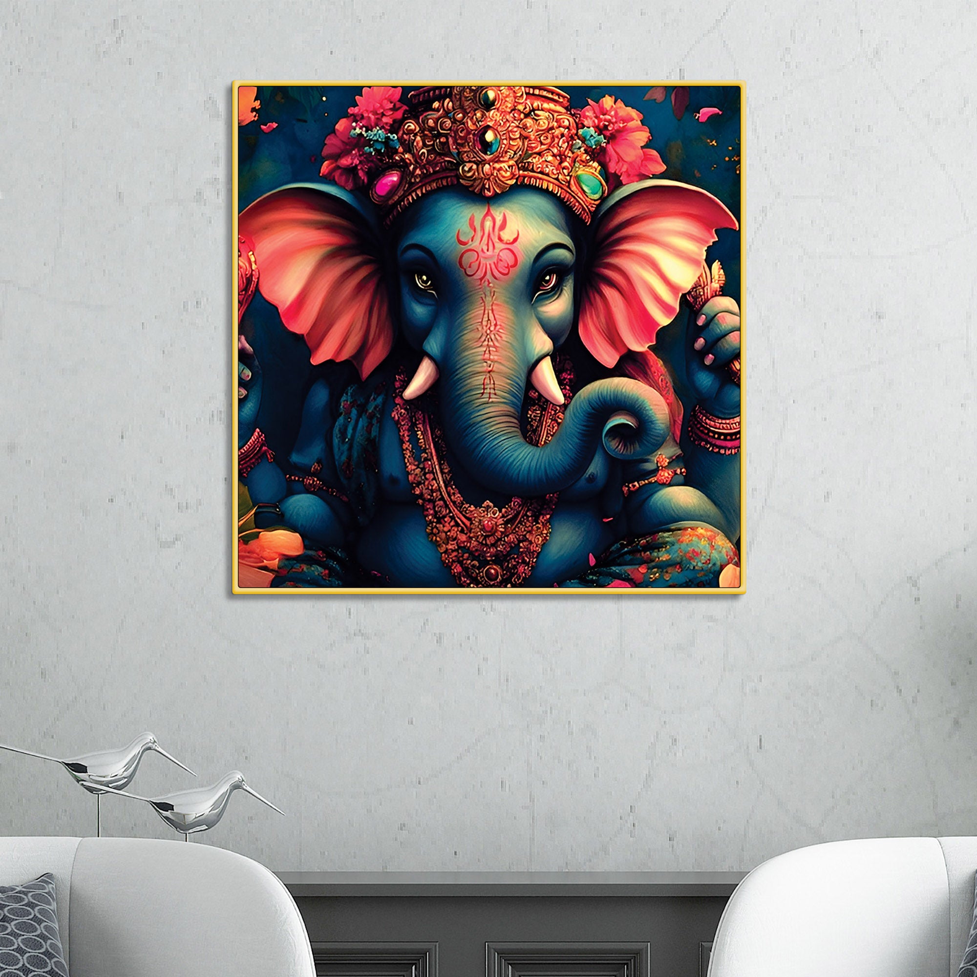 elegant-lord-ganesh-wall-painting