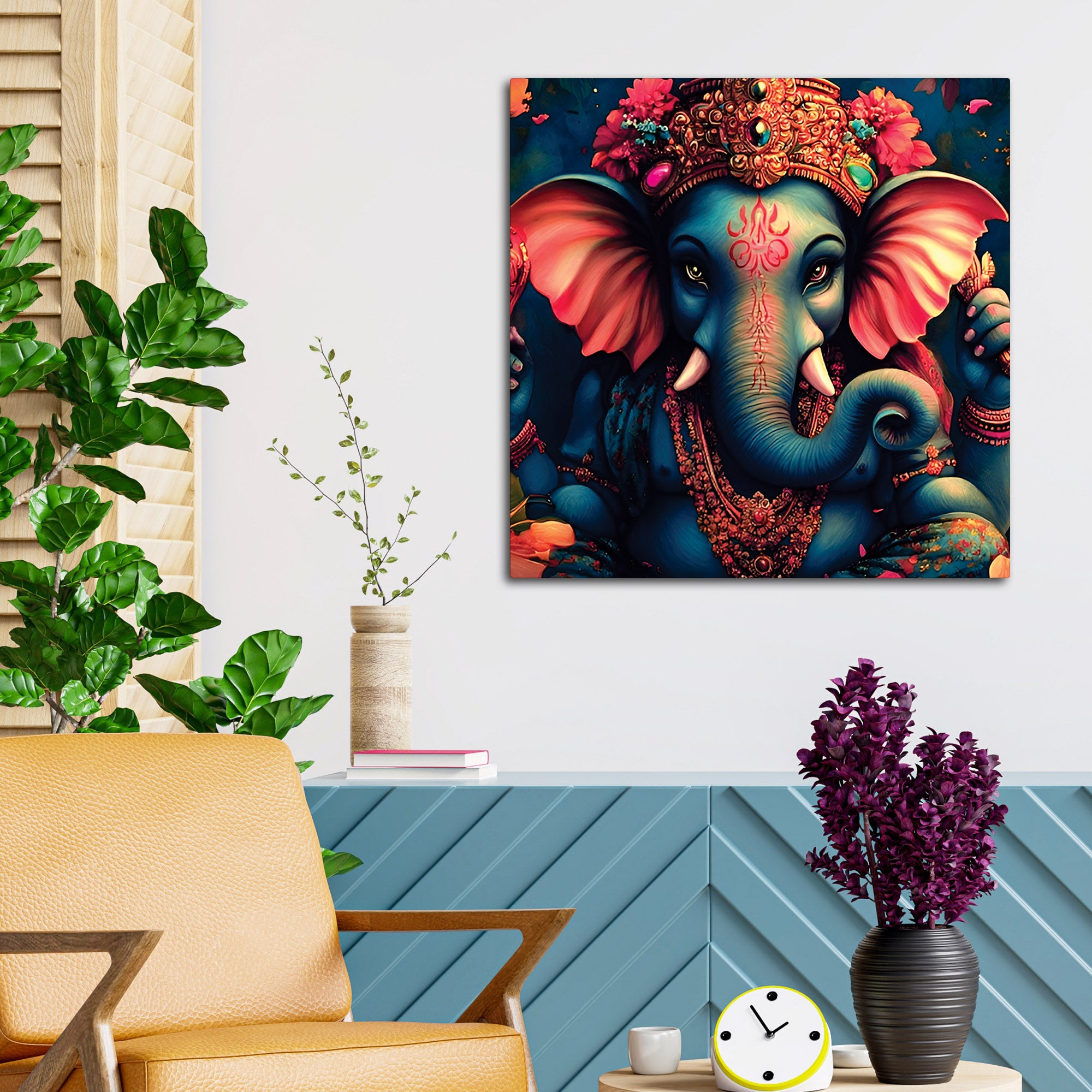 elegant-lord-ganesh-wall-painting