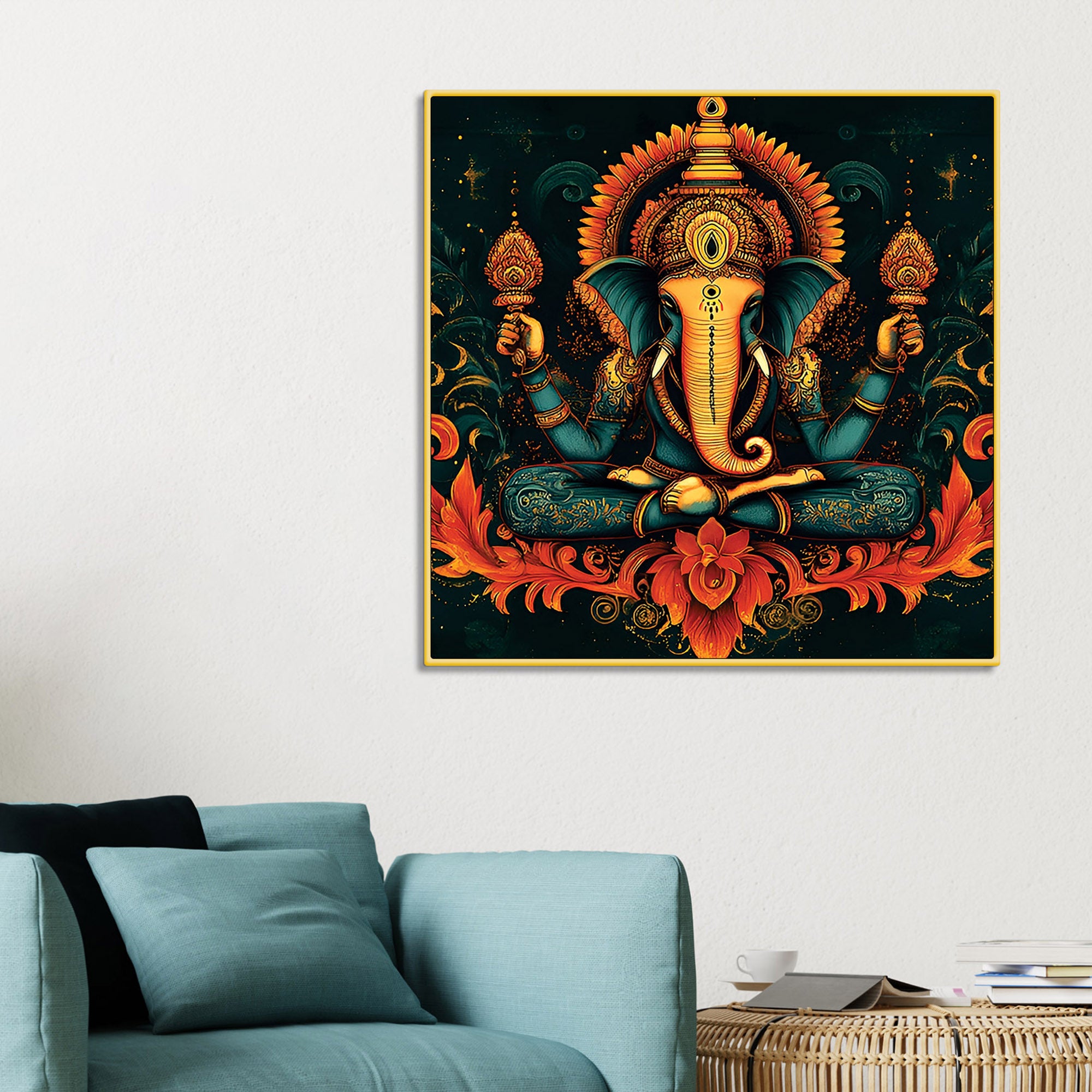 elegant-lord-ganesha-wall-art-painting