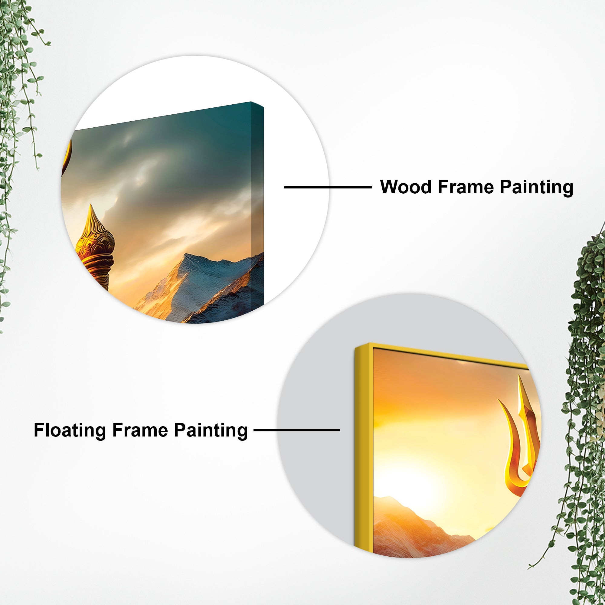 Elegant Lord Shiva Painting on Canvas for Wall Décor