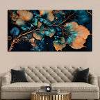 Elegant Luxury Abstract Flower Canvas Wall Painting