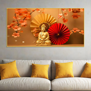 elegant-luxury-buddha-wall-painting-for-modern-living-room