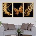 Elegant Luxury Canvas Wall Art Painting Set of Three