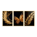 Elegant Luxury Canvas Wall Art Painting Set of Three