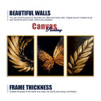 Elegant Luxury Canvas Wall Art Painting Set of Three
