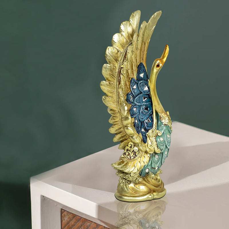 Elegant Magical Swan Decorative Table Decor Showpiece