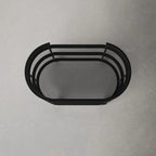 Elegant Modern Bar Cart Trolley with Black Steel Frame