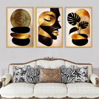 Elegant Modern Canvas Wall Decor Painting Set of Three