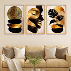 Elegant Modern Canvas Wall Decor Painting Set of Three
