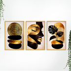Elegant Modern Canvas Wall Decor Painting Set of Three