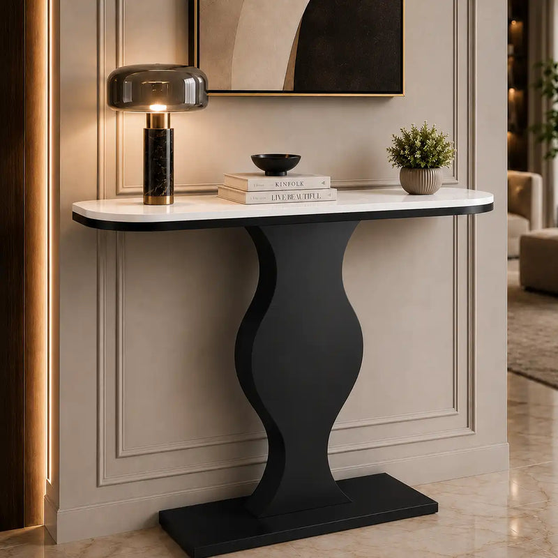 Elegant Modern Console Table for Home Entryway