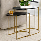 Elegant Modern Nesting Tables for Living Room Decor