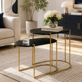 Elegant Modern Nesting Tables for Living Room Decor