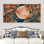 elegant-moonlight-forest-canvas-wall-art-painting
