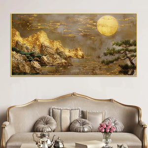 elegant-mountain-and-moon-canvas-wall-art-nature-painting