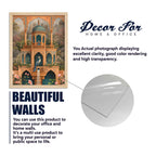 Elegant Mughal Architecture Wall Frame Set of Six