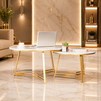 elegant-nesting-coffee-table-with-white-marble-top