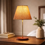 Elegant Night Lamp with Aluminum Base Table Lamp Shade