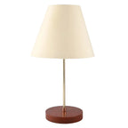 Elegant Night Lamp with Aluminum Base Table Lamp Shade