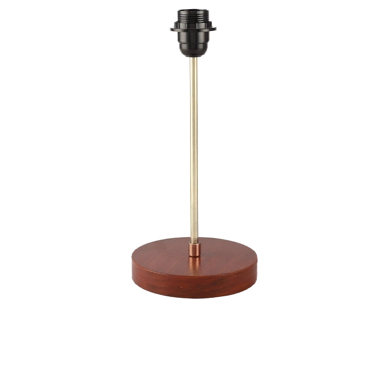 Elegant Night Lamp with Wooden Base Table Lamp White Shade