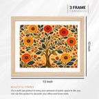 Elegant Royal Indian Wall Art Frame Set of 6