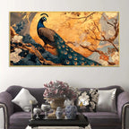 elegant-royal-peacock-under-a-golden-full-moon-canvas-wall-painting