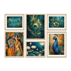Elegant Spiritual Wall Art Frame Set of 6