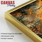 Elegant Stallion in Rustic Autumn 3D Textured Type Canvas Wall Painting