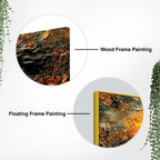 Elegant Stallion in Rustic Autumn 3D Textured Type Canvas Wall Painting