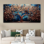 Elegant Tree of Life Canvas Painting for Modern Homes