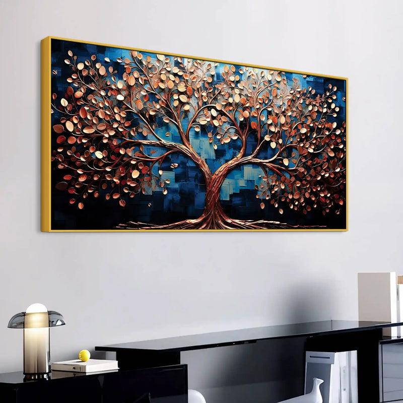 Elegant Tree of Life Canvas Painting for Modern Homes